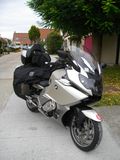 Premier tour de roue de la BMW K1600 GTL en taxi moto